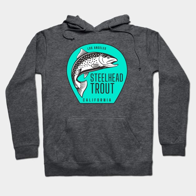 Los Angeles River Steelhead Trout Hoodie by Spatium Natura